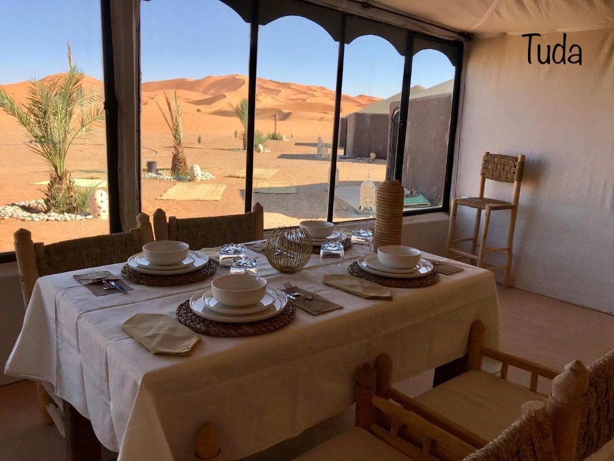 Hotel Tuda Luxury Camp à Merzouga Extérieur photo