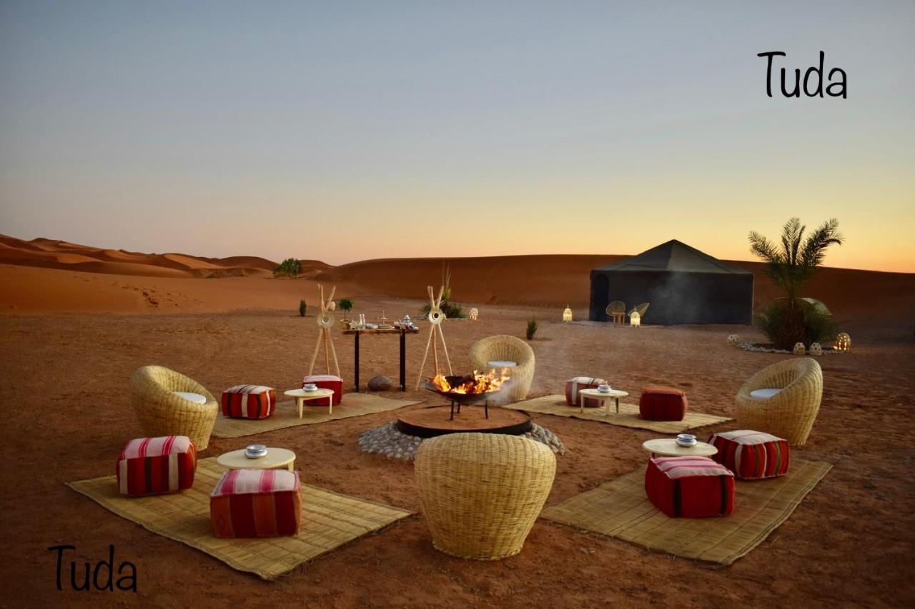 Hotel Tuda Luxury Camp à Merzouga Extérieur photo